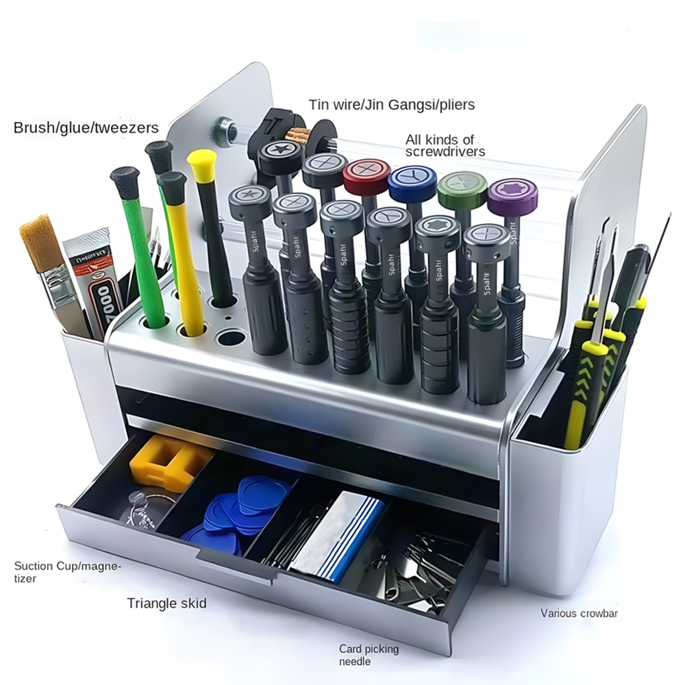 Tech Accessories Desk - Настольная стойка, шкаф для инструментов для