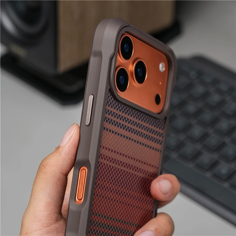 Tech Accessories Hard Case - Оригинальный геометрический технологичный тканый магнитный чехол