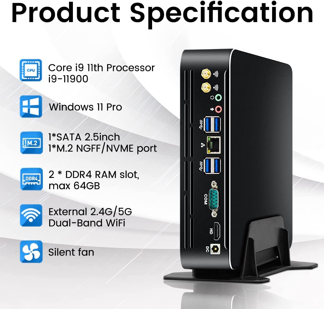Intel Cpu Core I5 - Мини-ПК Partaker 11-го поколения с процессором