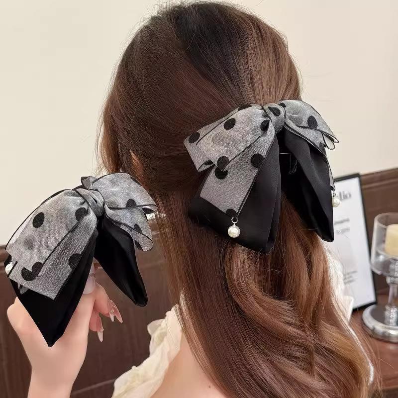Hi Tech Accessories - Элегантная серая заколка для волос в