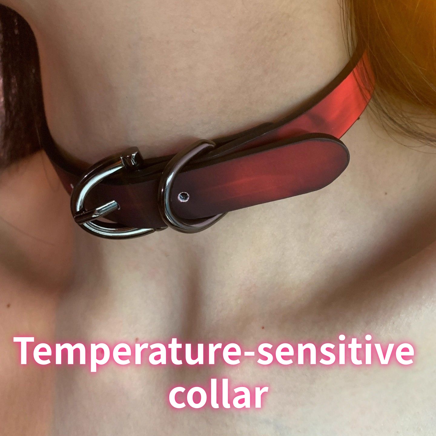 Hi Tech Accessories - Термальное меняющее цвет мягкое кожаное колье-колье
